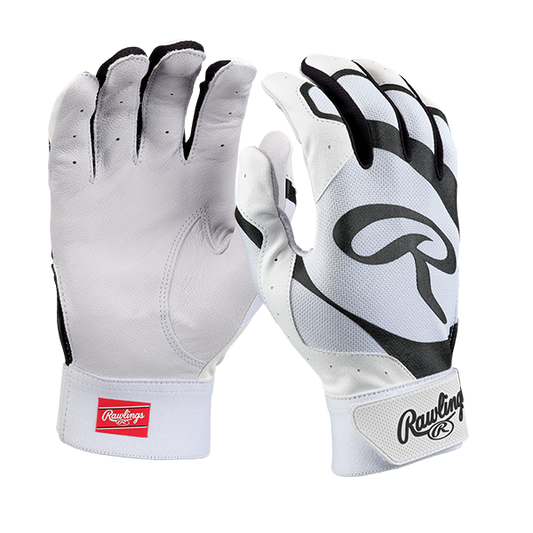 Rawlings 5150 II Batting Gloves White/Black